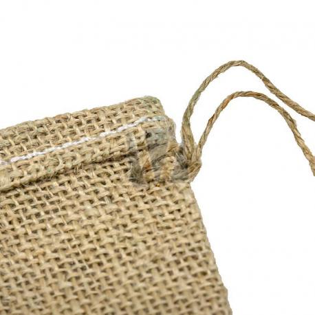 Jute zak met Sinterklaas opdruk 15 x 25 cm gebruik: Jute zak met Sinterklaas opdruk 15 x 25 cm