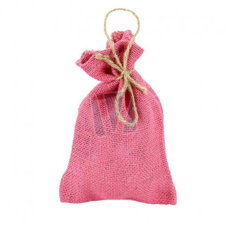 Gekleurde jute zakken met rijgkoord 12 x 18 cm (per stuk) gebruik: Gekleurde jute zakken met rijgkoord 12 x 18 cm (per stuk)