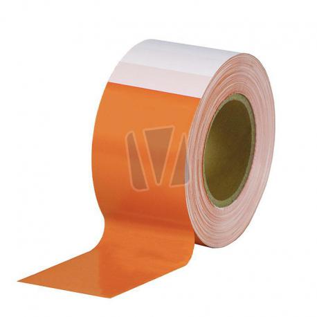 Oranje wit afzetlint gebruik: Oranje wit afzetlint