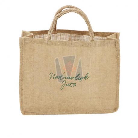 Jute boodschappentas bedrukt gebruik: Jute boodschappentas bedrukt