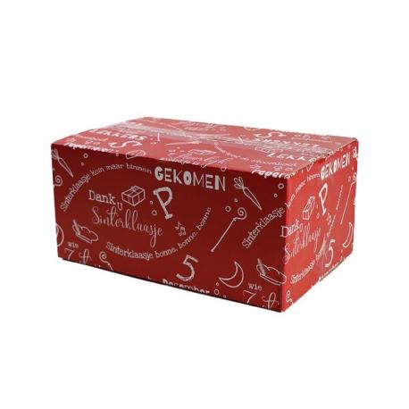 Kartonnen dozen Sinterklaas gebruik: Kartonnen dozen Sinterklaas