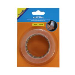 Nano tape dubbelzijdig klevend 25mm x 1.8m