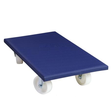 Meubelhondje 60x35 cm blauw 500 kg kunststof wiel