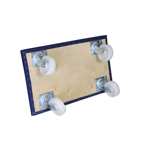 Meubelhondje 60x35 cm blauw 500 kg kunststof wiel gebruik: Meubelhondje 60x35 cm blauw 500 kg kunststof wiel