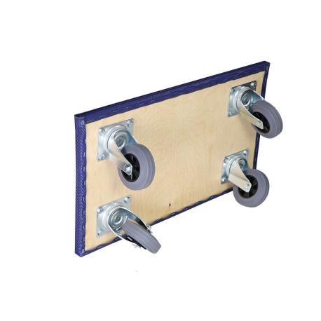 Meubelhondje 60x35 cm blauw 300 kg rubber wiel gebruik: Meubelhondje 60x35 cm blauw 300 kg rubber wiel